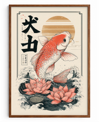 Carpa Imperial e Lótus