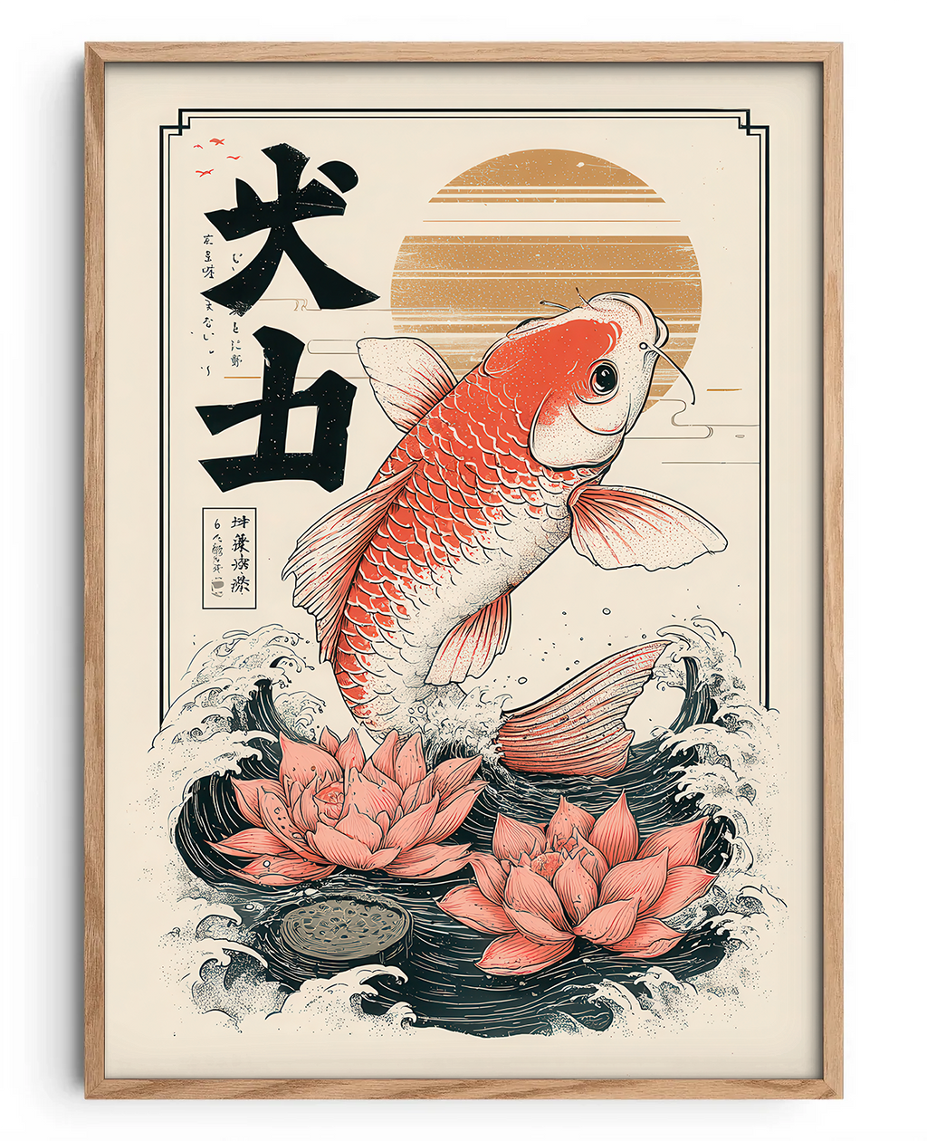 Carpa Imperial e Lótus