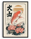 Carpa Imperial e Lótus